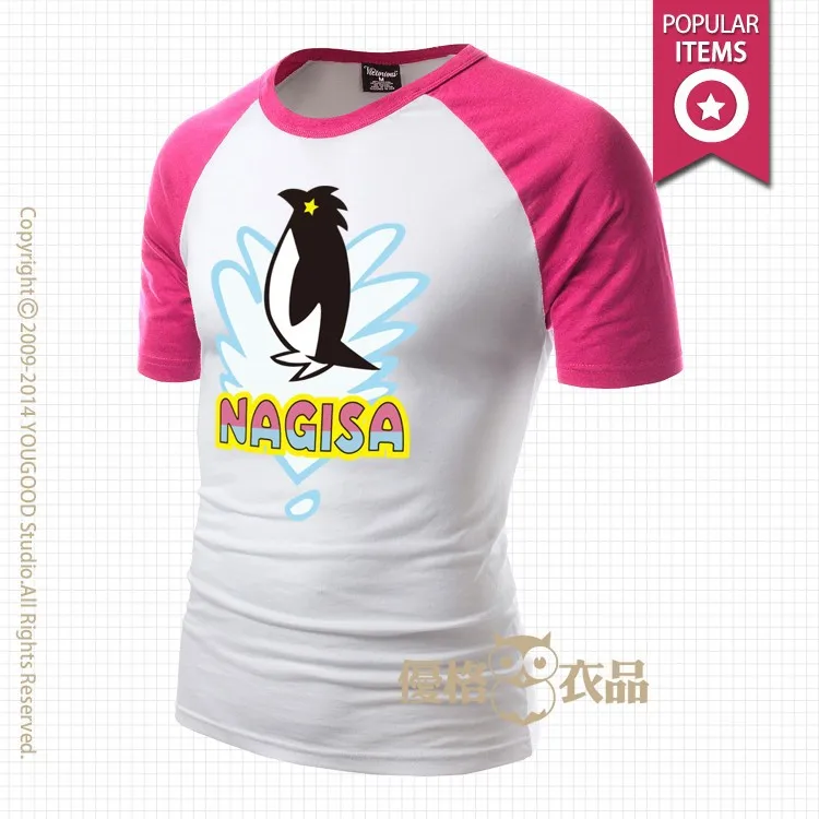 Iwatobi swim club, костюм для косплея Рей рюгазаки, костюм для косплея Нагиса Хадзуки, футболка унисекс