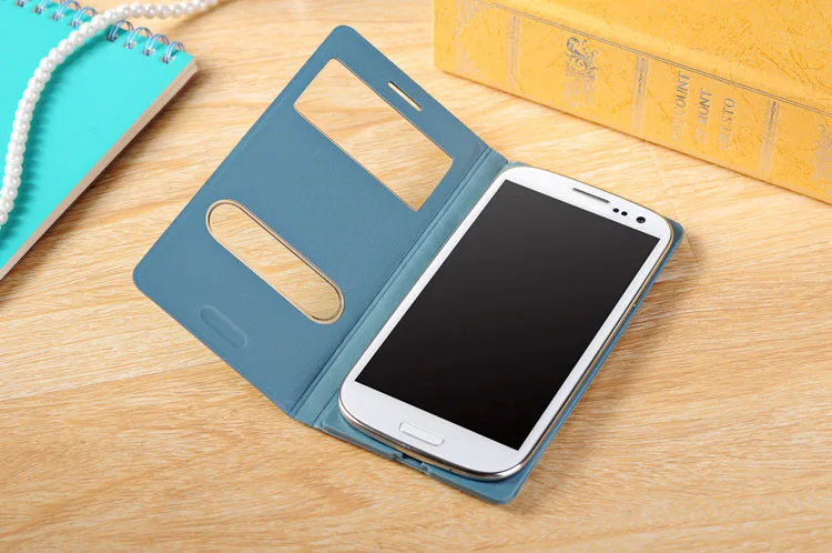 Чехол-раскладушка кожаный чехол для телефона для samsung Galaxy S3 GalaxyS3 Neo Duos S 3 GT I9300 I9301 I9300i I9305 I9301i GT-I9300 GT-i9300i