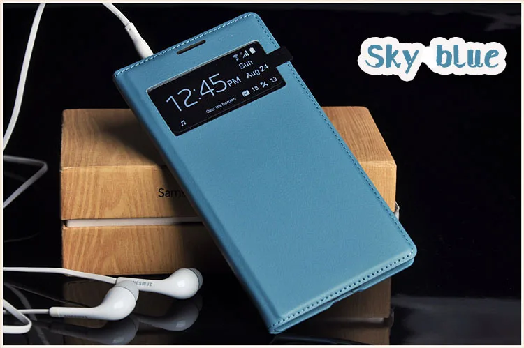 Smart View Flip Cover кожаный чехол для телефона для samsung Galaxy S4 GalaxyS4 S 4 GT 9500 I9500 I9505 I9506 GT-I9500 GT-I9505 samsung