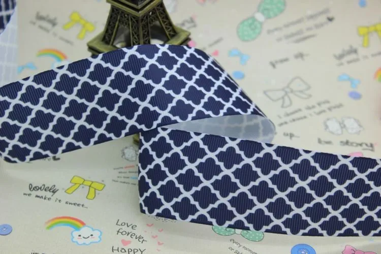 1.5 '' четырехлистник вы выбираете цвет печатная корсажная лента hairbow украшение партии поделки OEM 38 мм p2582