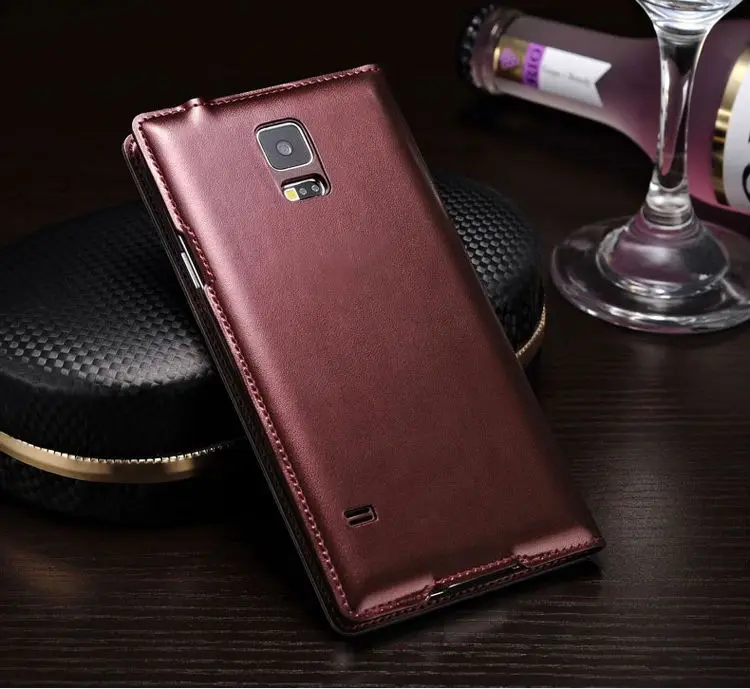 Чехол-раскладушка кожаный чехол для телефона Smart View для samsung Galaxy S5 SV S 5 G900A G900I G900F G900 G900H G900FD SM-G900F SM-G900H чехол