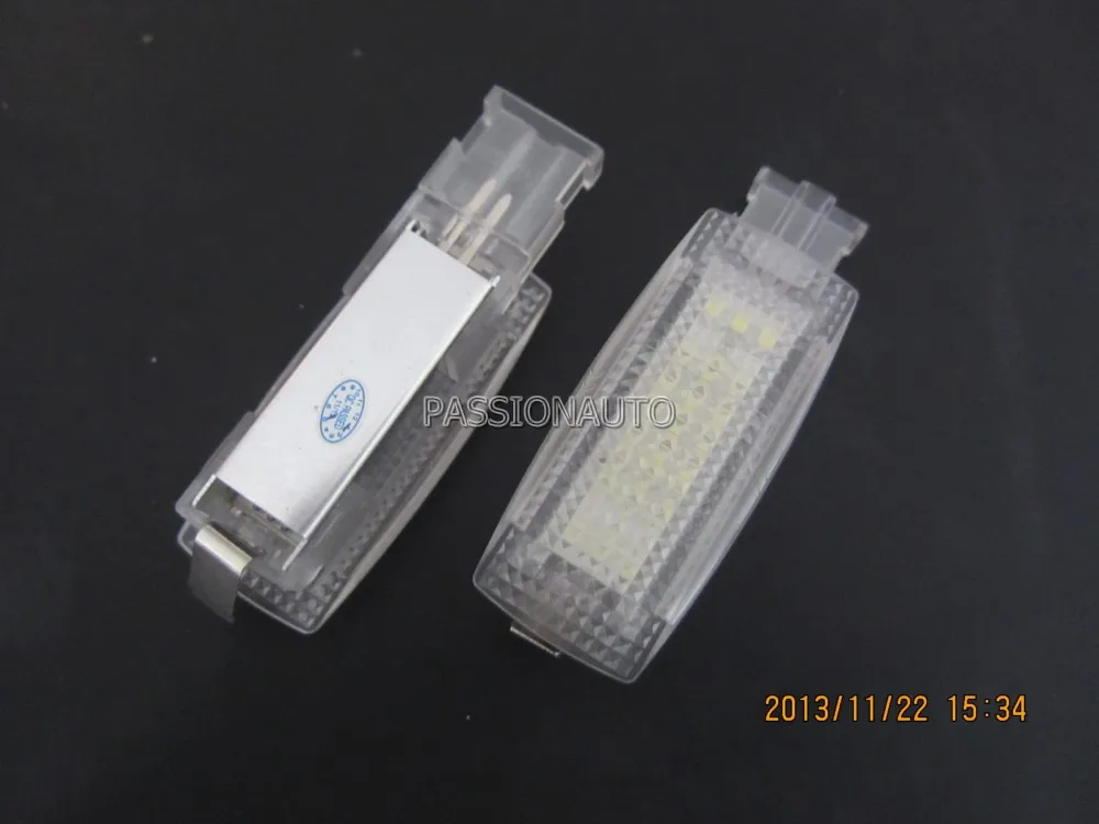 2X ошибок светодиодный LED-подсветка маленького зеркала для VW EOS Golf5/6 Jetta Passat Polo Scirocco Sharan Tiguan Touran Skoda сиденье