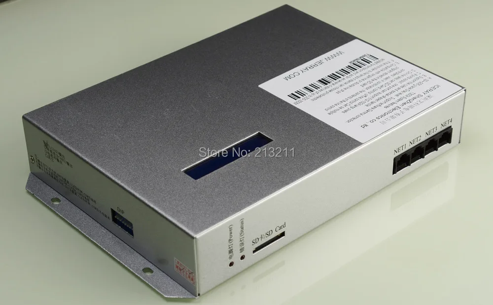 AA T-300K T300K светодиодный контроллер пикселей RGB ПК на линии pixel Полноцветный светодиодный контроллер через шт., SD Card 8 портов 8192 пикселей ws2811 ws2801