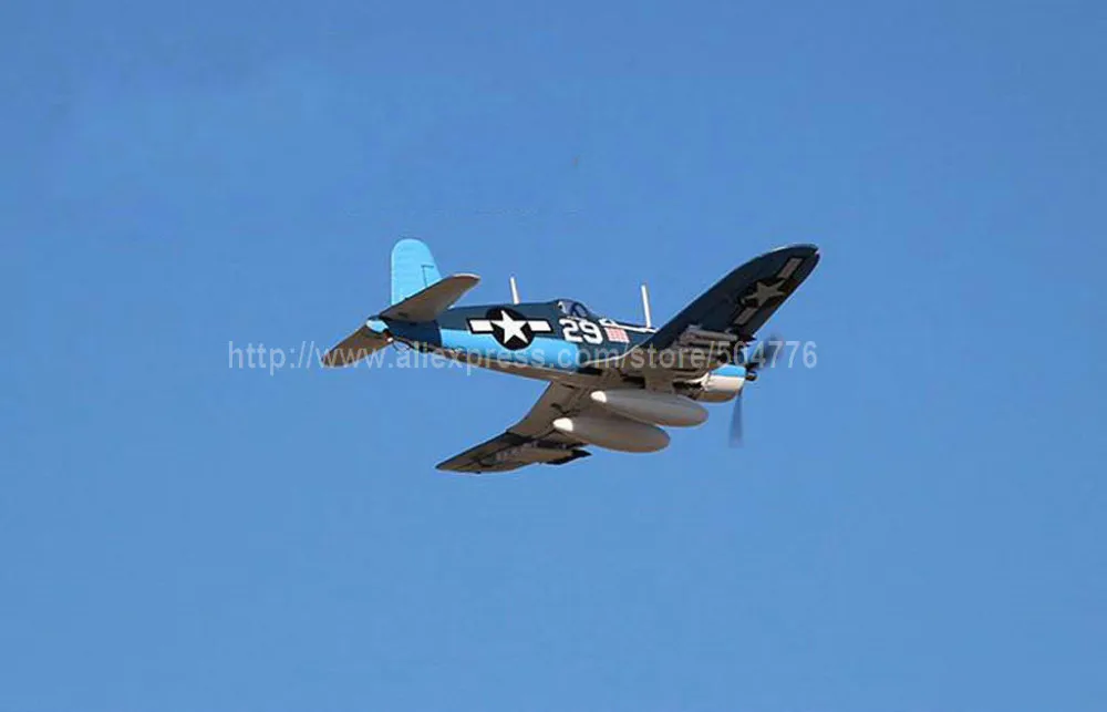 PNP версия F4U Corsair р/у самолет размах крыльев 1200 мм со складным крылом и вытягивающим шасси RC F4U
