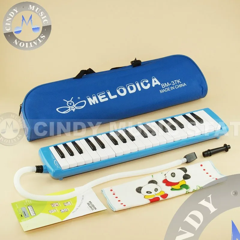 Высококачественные пчелы bm-37k 37 ключ Melodion студент Мелодические гармоники/pianica(с сумкой, протирочная ткань.) Подарок выбора