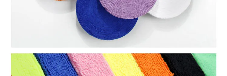 FANGCAN полотенце из супертонких волокон ручки мягкие поглощающие Sweatband ручки для теннисной ракетка для бадминтона, сквоша 10 м/рулон