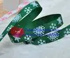 [IuBuFiGo] 3/"(9 мм) Рождественская лента X'mas лента grpsgrain 100 ярдов/лот