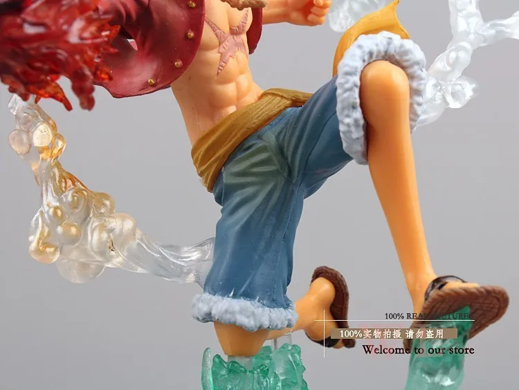 Аниме one piece Monkey D Luffy Боевая пленка Ver. ПВХ фигурка игрушки 18 см