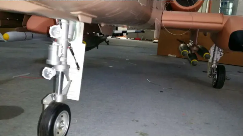 RC aircraftairplane турбинный реактивный A-10