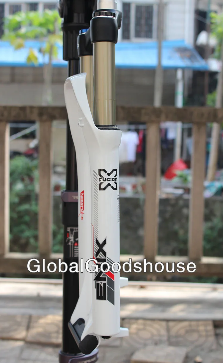 Велосипедная вилка X-Fusion IX RL2 32 мм 100 мм 2" диск только Руль дистанционного управления QR9mm 1-1/8" руль черный или белый совместимый 650B