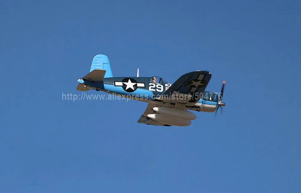 PNP версия F4U Corsair р/у самолет размах крыльев 1200 мм со складным крылом и вытягивающим шасси RC F4U