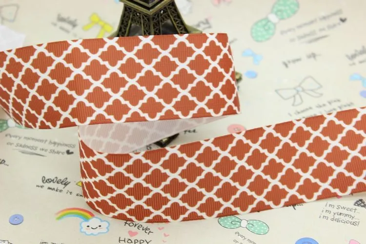 1.5 '' четырехлистник вы выбираете цвет печатная корсажная лента hairbow украшение партии поделки OEM 38 мм p2582