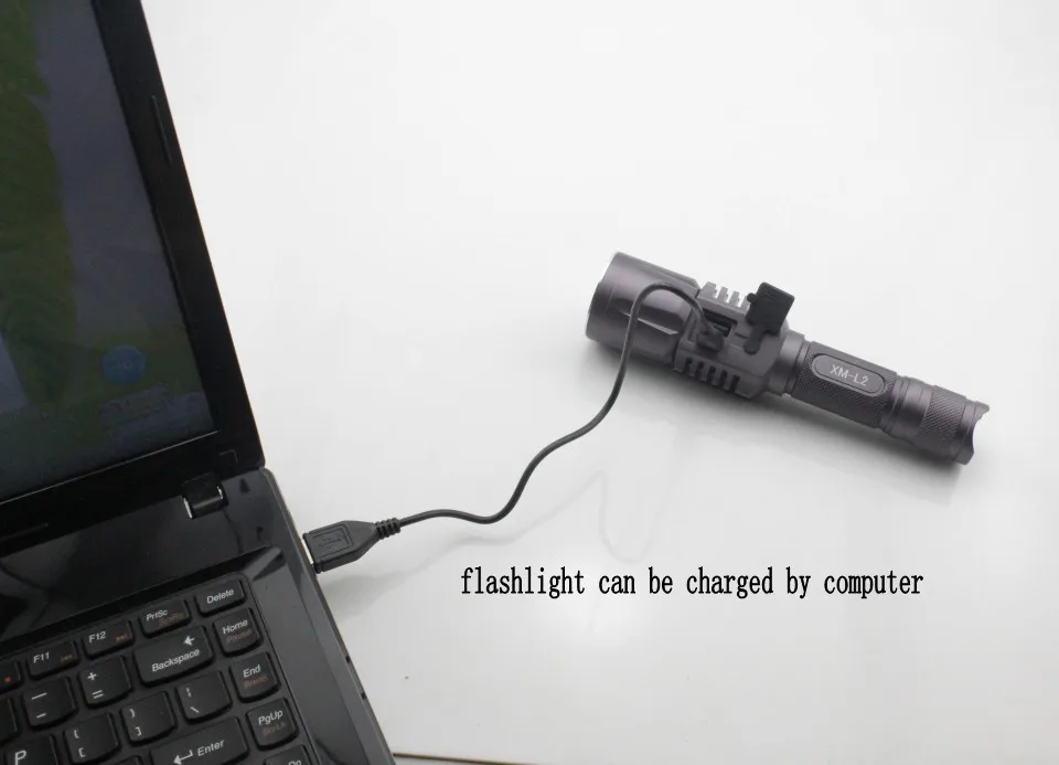 YUPARD XM-L2 T6 светодиодный фонарь, яркость, светодиодный, зарядка через USB, 5 режимов, мобильный внешний аккумулятор, батарея 18650, умный фонарик