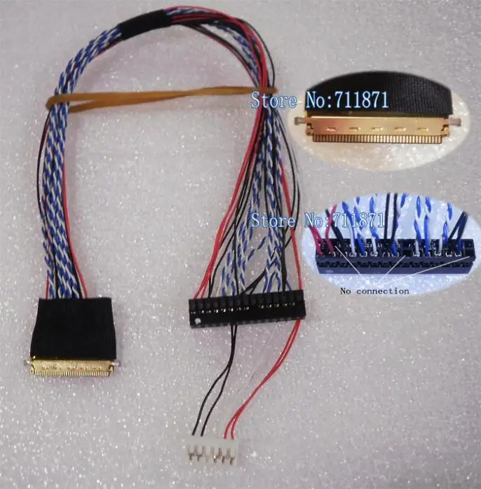 I-PEX 20454 шаг 0,5 40Pin разъем адаптера IPEX 40P ЖК-экран кабель изменить соединение подключения 0,5 40Pin 20454 штепсельная Вилка для IPEX
