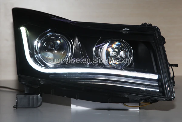 Для CHEVROLET Cruze светодиодный головной фонарь angel eyes TLZ V2