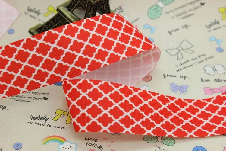 1.5 '' четырехлистник вы выбираете цвет печатная корсажная лента hairbow украшение партии поделки OEM 38 мм p2582