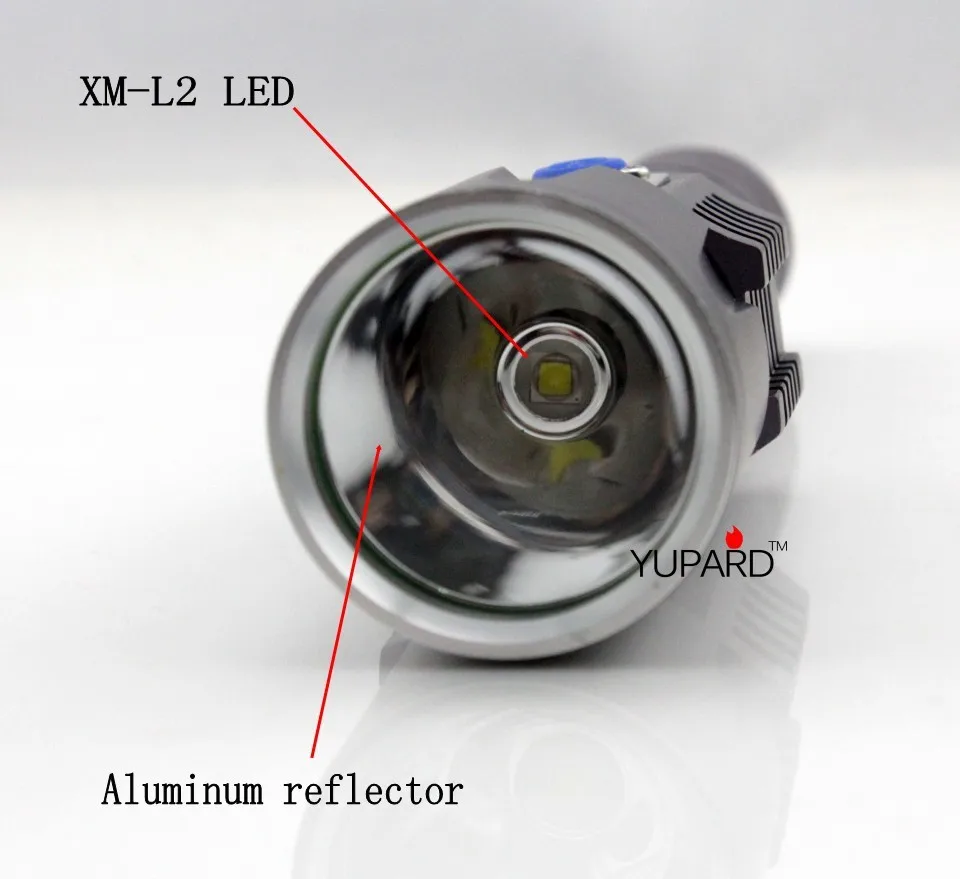 YUPARD XM-L2 T6 светодиодный фонарь, яркость, светодиодный, зарядка через USB, 5 режимов, мобильный внешний аккумулятор, батарея 18650, умный фонарик