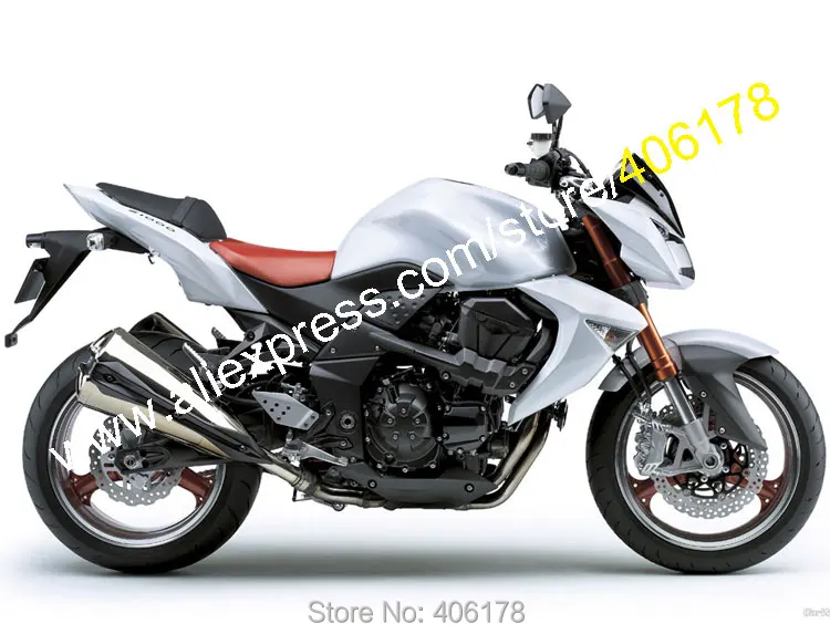 Горячий комплект кузова для Z1000 2007 2008 2009 Z 1000 07 08 09 все белые мотоциклетные обтекатели