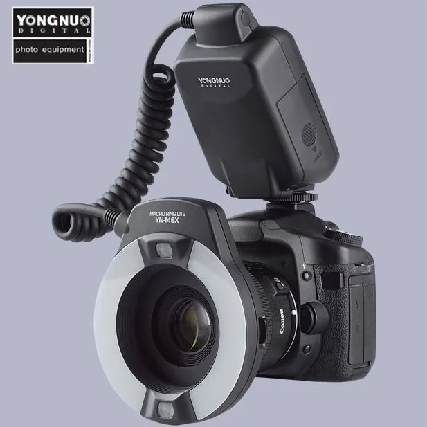 Yongnuo ttl макро кольцо вспышка светильник ing светильник YN-14EX для камер Canon как MR-14EX