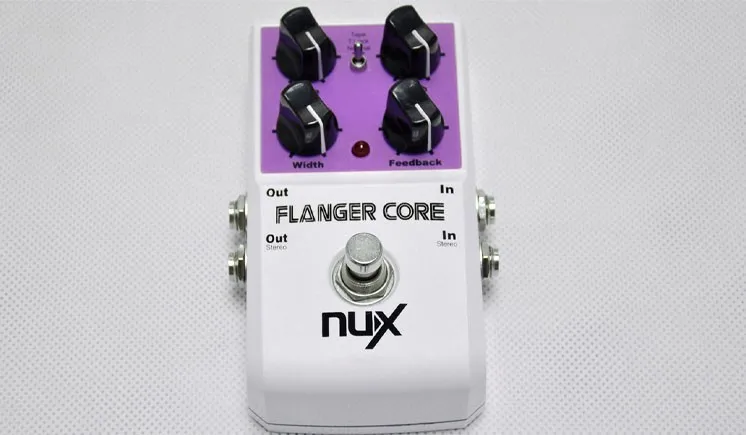 NUX Flanger Ядро топает коробки серии ядра гитары педаль эффектов нормальные и ленты фланцевые Музыкальные инструменты