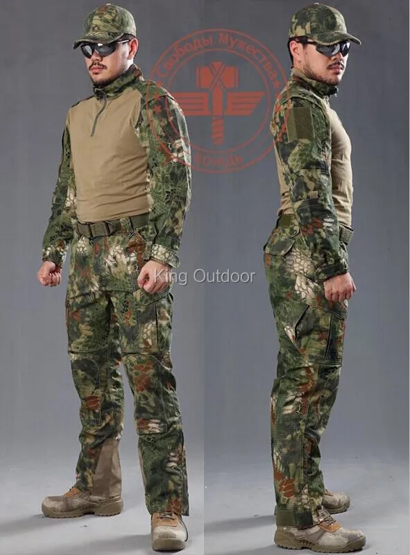 Вождей rattlesnakepro. BDU боевая рубашка и тактические брюки в мандраке/highlander/typhon/nomad камуфляжная охотничья одежда