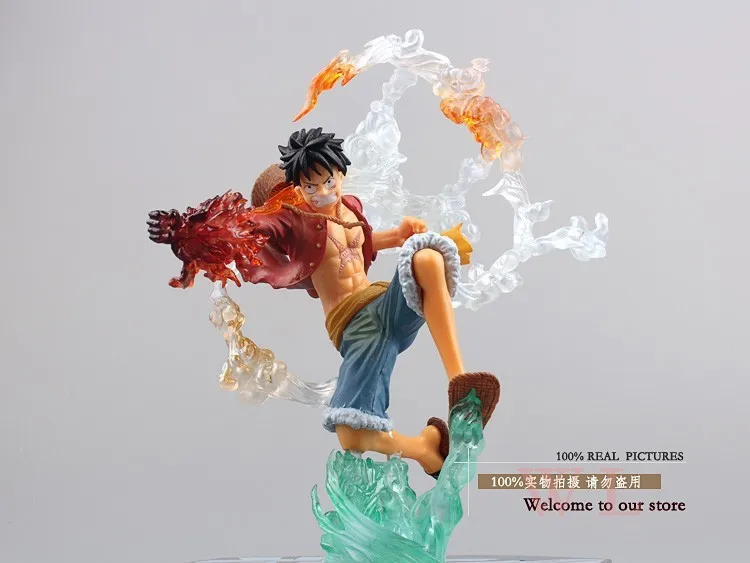 Аниме one piece Monkey D Luffy Боевая пленка Ver. ПВХ фигурка игрушки 18 см