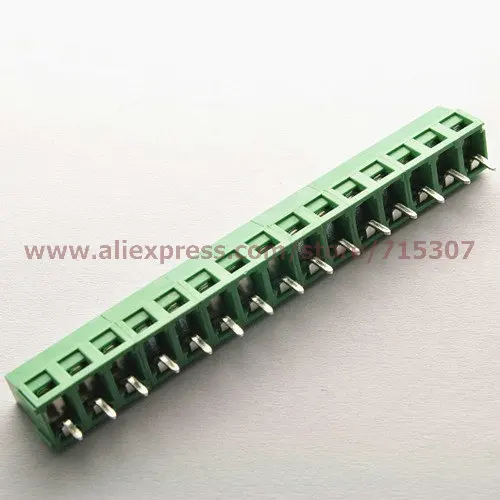 PHISCALE 5 шт PCB клеммные блоки 5,08 мм 9pin 300V 10A