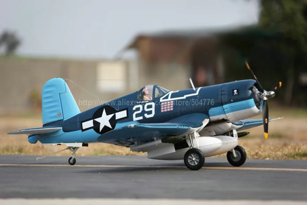 PNP версия F4U Corsair р/у самолет размах крыльев 1200 мм со складным крылом и вытягивающим шасси RC F4U