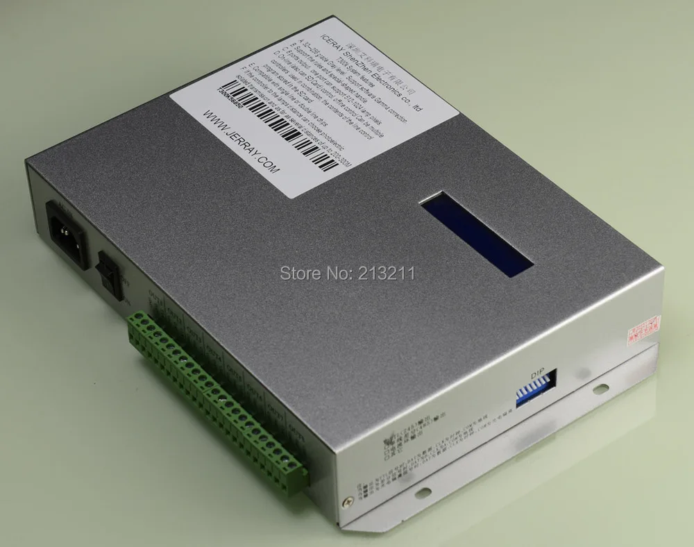 AA T-300K T300K светодиодный контроллер пикселей RGB ПК на линии pixel Полноцветный светодиодный контроллер через шт., SD Card 8 портов 8192 пикселей ws2811 ws2801