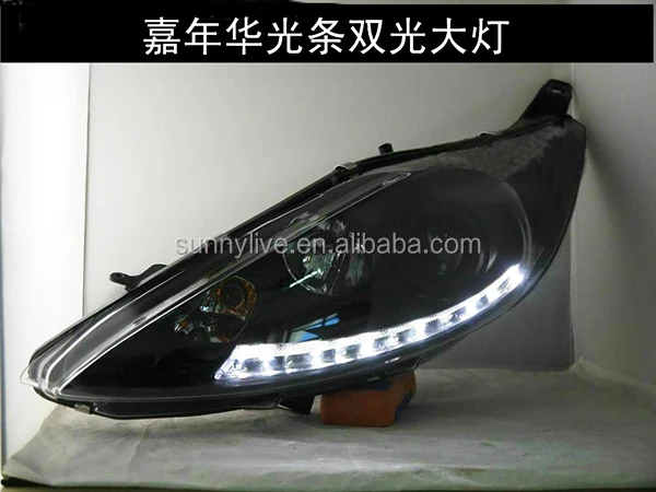 Для FORD Fiesta светодиодные передние фары SONAR стиль 2009-2012 лет