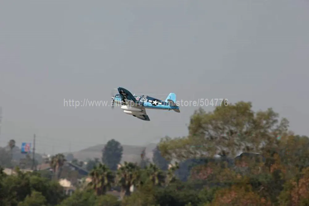 PNP версия F4U Corsair р/у самолет размах крыльев 1200 мм со складным крылом и вытягивающим шасси RC F4U
