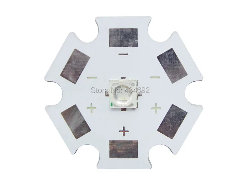 20 шт./лот Epistar светодиодный 1 Вт-3 Вт Высокая мощность Королевский синий 450-455nm синий 460-470nm светодиодный светильник лампа на 20 мм печатной платы