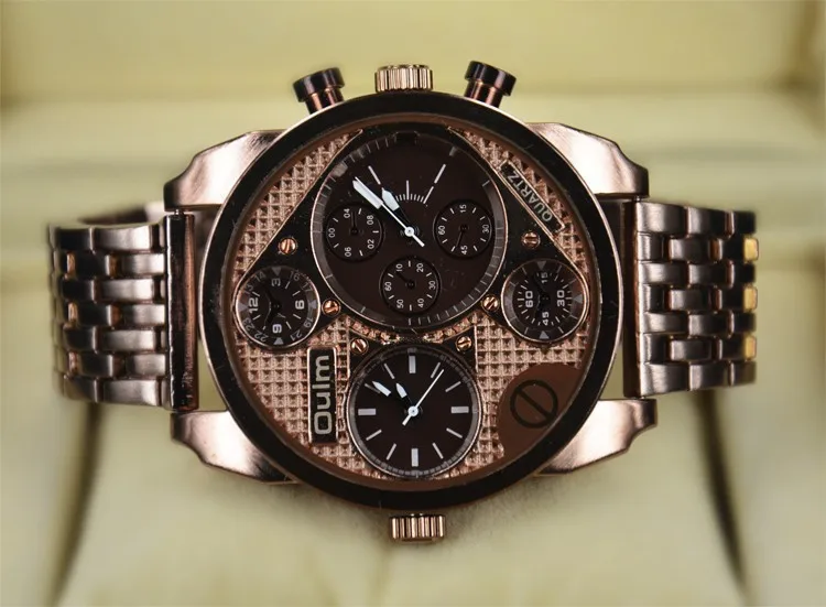 Relogio masculino Vogue Dual Time повседневные Oulm 9316 Relogio спортивные часы мужские военные армейские часы подарок кварцевые наручные часы
