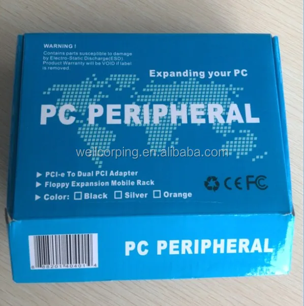 PCIe на 2 PCI адаптер PCI express X1 на двойной Райзер-карта PCI с корпусом чехол