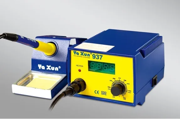 220 V/110 v YAXUN 937 паяльник станция бессвинцовый сварочный аппарат полный 60w цифровой дисплей