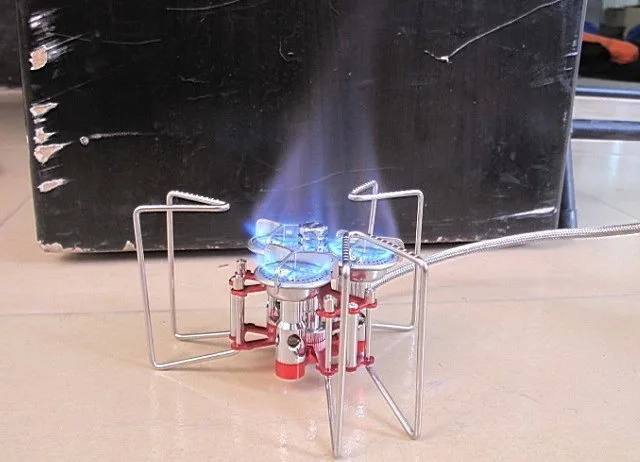 Булин B6-A, три газовые горелки кемпинга, Сплит газовая плита, рюкзак, плита, кухонная посуда для приготовления пищи, плита для пикника, газовая печь