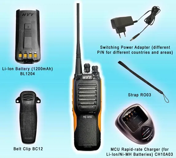 HYT TC 610 UHF двухстороннее радио 400-420 МГц TC-610 полицейский сканер