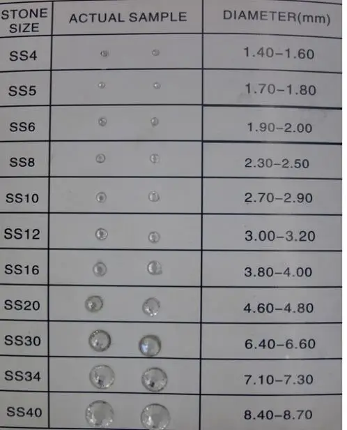 Лак для ногтей SS8(2,5 мм)-1440 шт кристально чистые цветные стразы для ногтей, прозрачные украшения