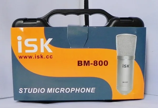 ISK BM-800 конденсаторный микрофон профессиональный микрофон для записи музыки создание вещания и Студийный микрофон