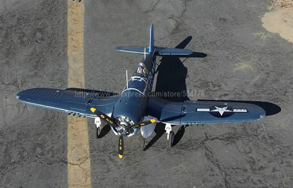 PNP версия F4U Corsair р/у самолет размах крыльев 1200 мм со складным крылом и вытягивающим шасси RC F4U