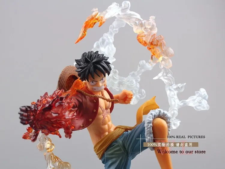 Аниме one piece Monkey D Luffy Боевая пленка Ver. ПВХ фигурка игрушки 18 см