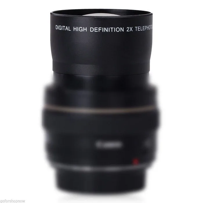 52 мм 2.0X телеобъектив для Nikon D7100 D5200 D5100 D3100 D90 D60 и других DSLR объективов с 52 мм резьбой фильтра