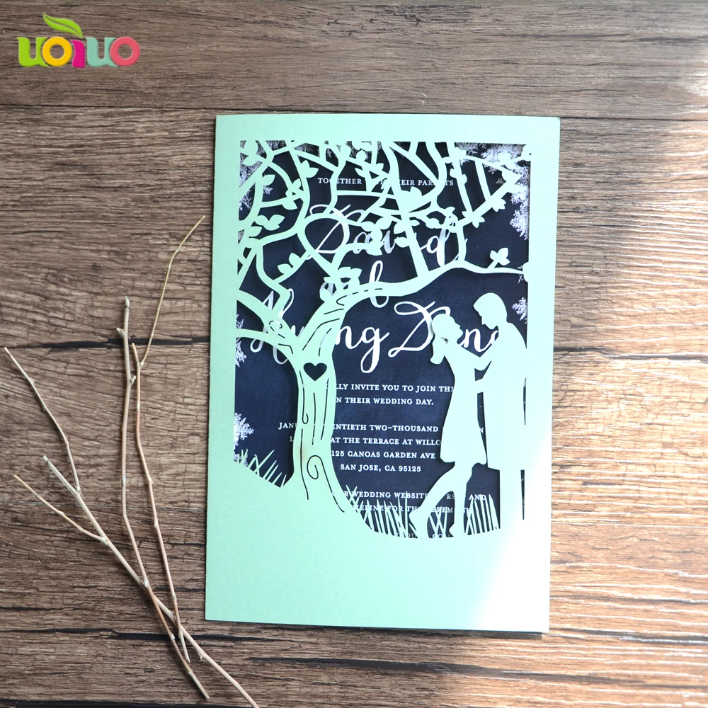 Сувениры для пар товары жемчужная бумага лазерная резка свадебная