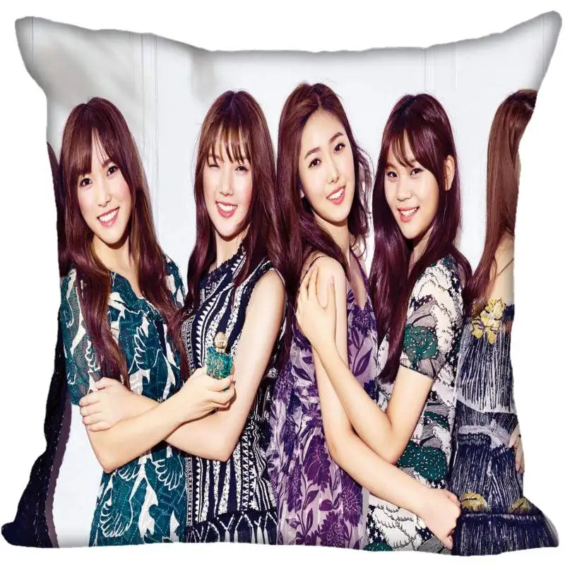 8 Корейский Поп GFRIEND печатные квадратные шелковые атласные наволочки 35x35 см, 40x40 см с одной стороны напечатано настроить ваше изображение подарок - Цвет: 8