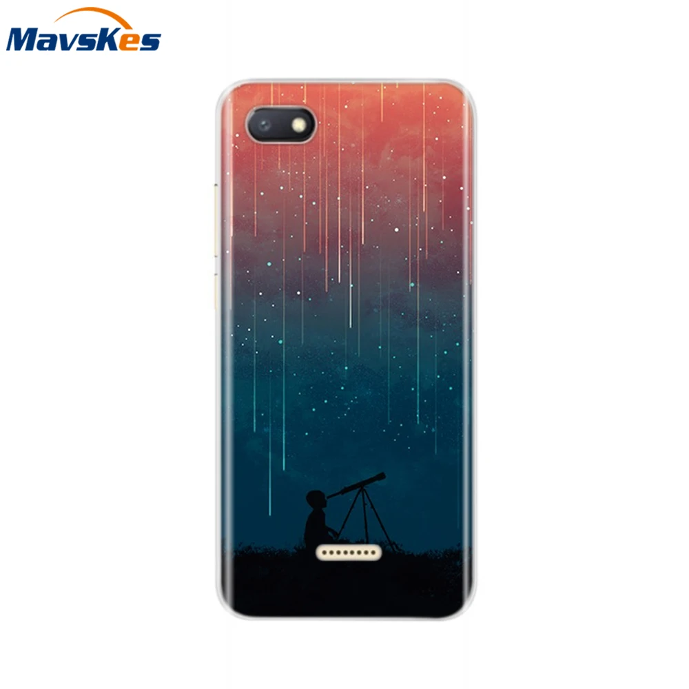 52 Чехол для Xiaomi Redmi 6A 5,4", мягкий чехол из ТПУ, чехол, силиконовый чехол, милые сумки, чехлы для Xiomi Redmi 6, чехол для телефона - Цвет: 52