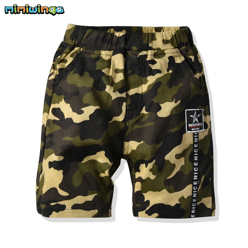 Mimiwinga 2019 Toddler Boys Clothes Set Gray Short Sleeve Dinosaur Cartoon Print T Shirt + Camo Shorts Baby Summer New |