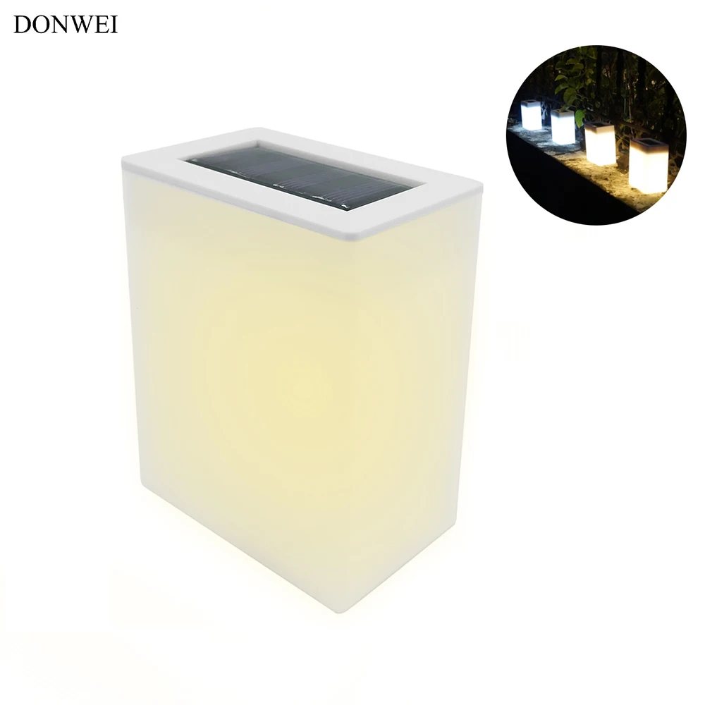DONWEI наружный водонепроницаемый 2LED Солнечный светильник для украшения сада