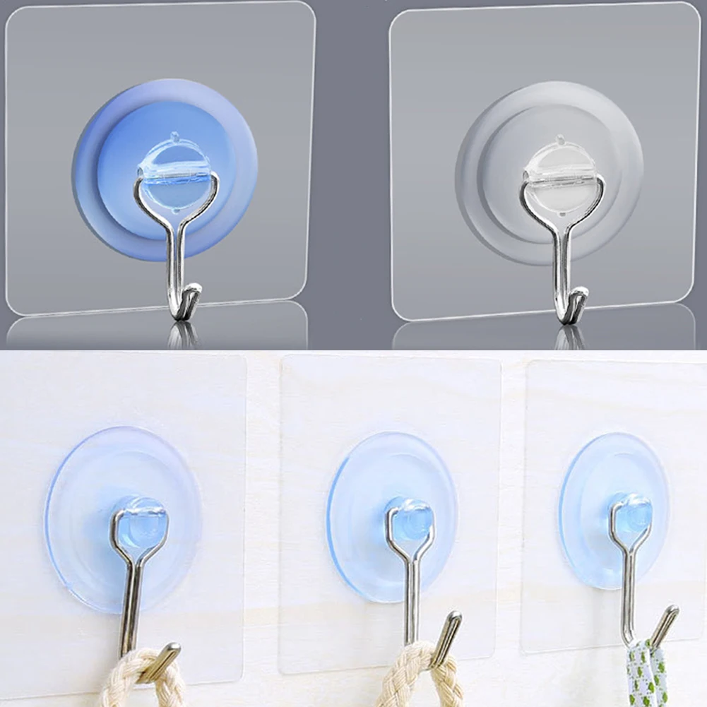 5x самослипание сильный присоска крюк для ванной всасывания Крючки стен и дверей