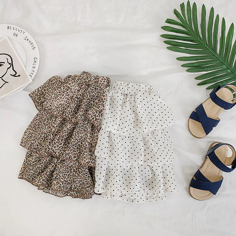 Шифоновые юбки-пачки для маленьких девочек детская юбка с эластичной талией