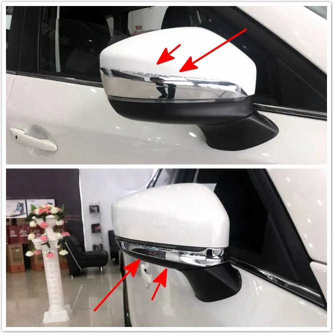 1 комплект боковое зеркало заднего вида из АБС-пластика для Mazda CX9 2 поколения 2016 2017